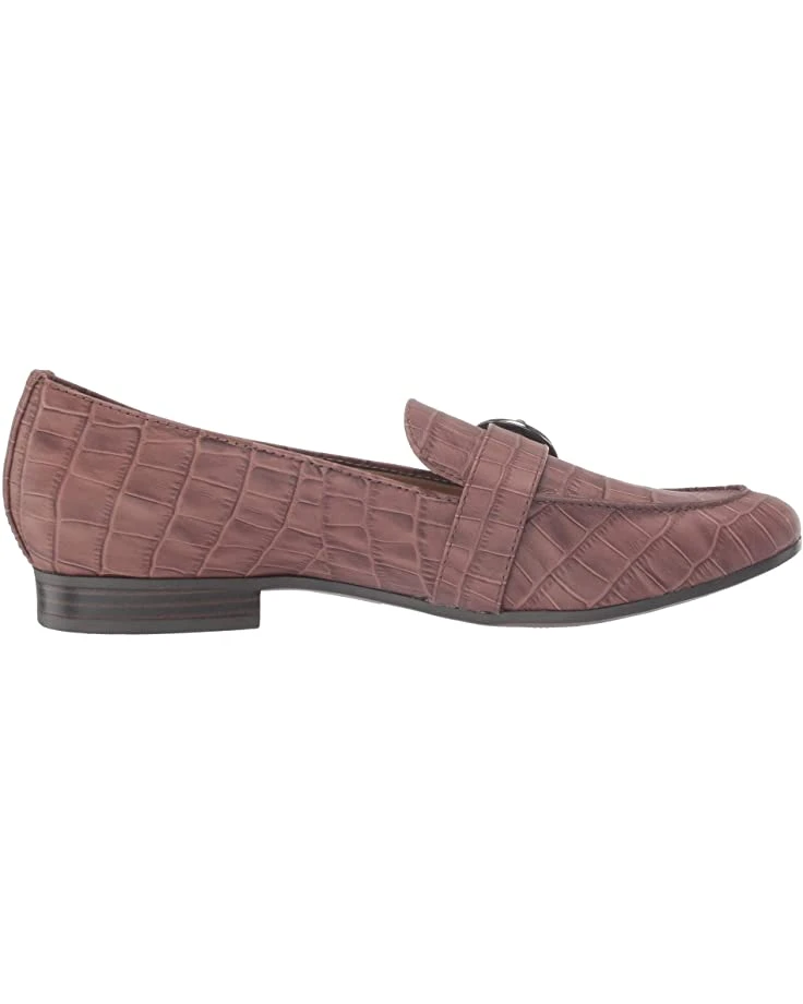Naturalizer Women Loafers Janie, Cocoa Powder Crocco Print Leather 8 Naturalizer Women Loafers Janie, Cocoa Powder Crocco Print Leather - Image 6