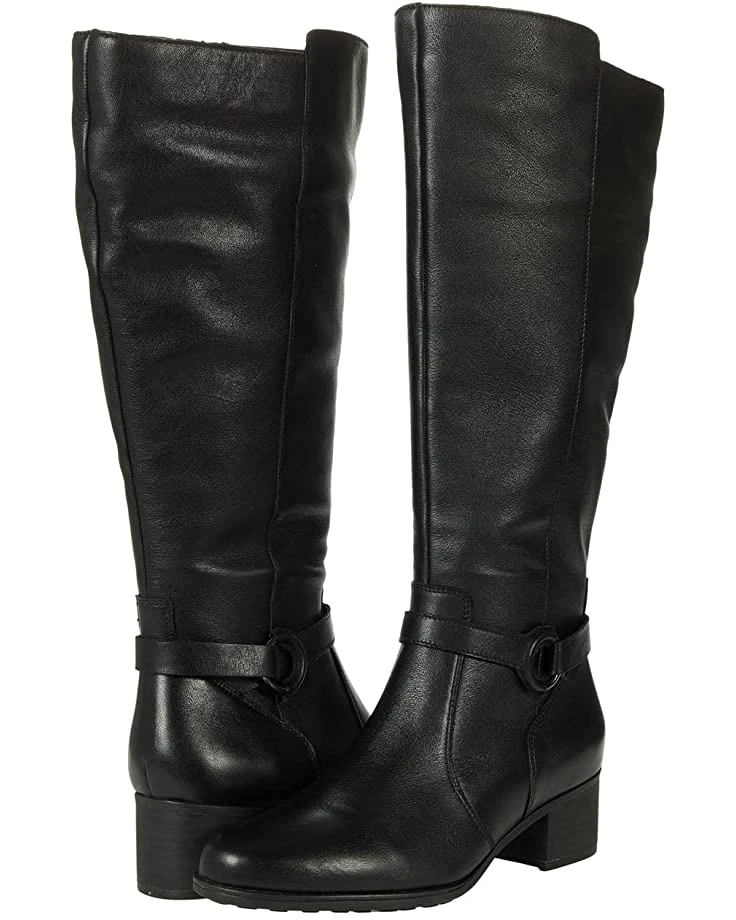 Naturalizer Women Boots Davis, Black Waterproof Wide Calf 3 Naturalizer Women Boots Davis, Black Waterproof Wide Calf