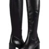 Naturalizer Women Boots Axel Waterproof, Black Leather/Neoprene