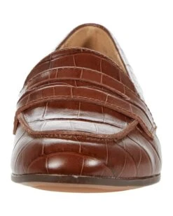 Naturalizer Women Loafers Juliette, Lodge Brown Croco Print Leather -Naturalizer shop 61mudXNl5L. AC SR736920