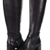 Naturalizer Women Boots Shore Wide Shaft, Black Leather -Naturalizer shop 61nrKG PGiL. AC SR736920