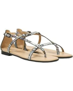 Naturalizer Women Sandals Tinsley, Multi Festive Snake Print Leather