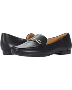 Naturalizer Women Loafers Kayden, Black Leather
