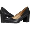 Naturalizer Women Heels Warner, Black Smooth