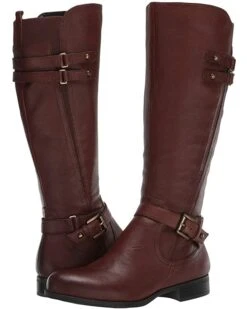 Naturalizer Women Boots Jackie, Chocolate Leather