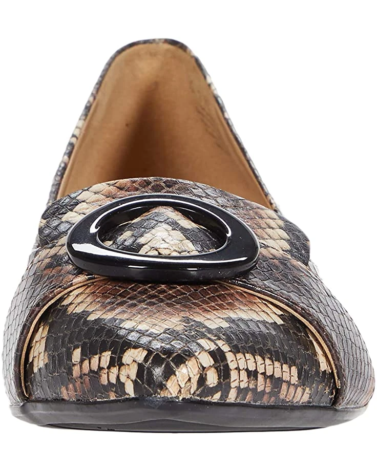 Naturalizer Women Flats Barton, Brown Tonal Snake Print Leather 8 Naturalizer Women Flats Barton, Brown Tonal Snake Print Leather - Image 6