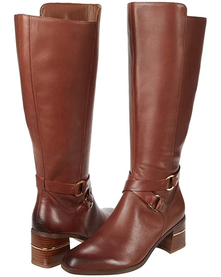 Naturalizer Women Boots Shore Wide Shaft, Lodge Brown Leather 3 Naturalizer Women Boots Shore Wide Shaft, Lodge Brown Leather