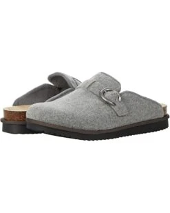 Naturalizer Women Clogs Becks, Dark Grey Wool