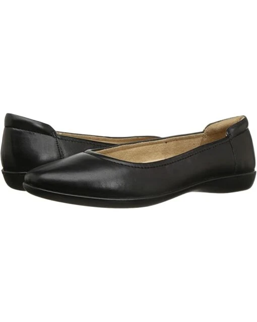 Naturalizer Women Flats Flexy, Black Leather -Naturalizer shop 71tOYUfzQ8L. AC SR736920