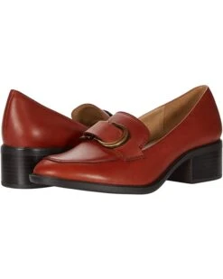 Naturalizer Women Loafers Pascal, Terracotta Leather