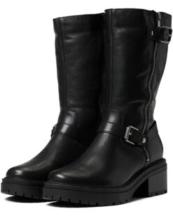 Naturalizer Women Boots Jagger, Black Leather