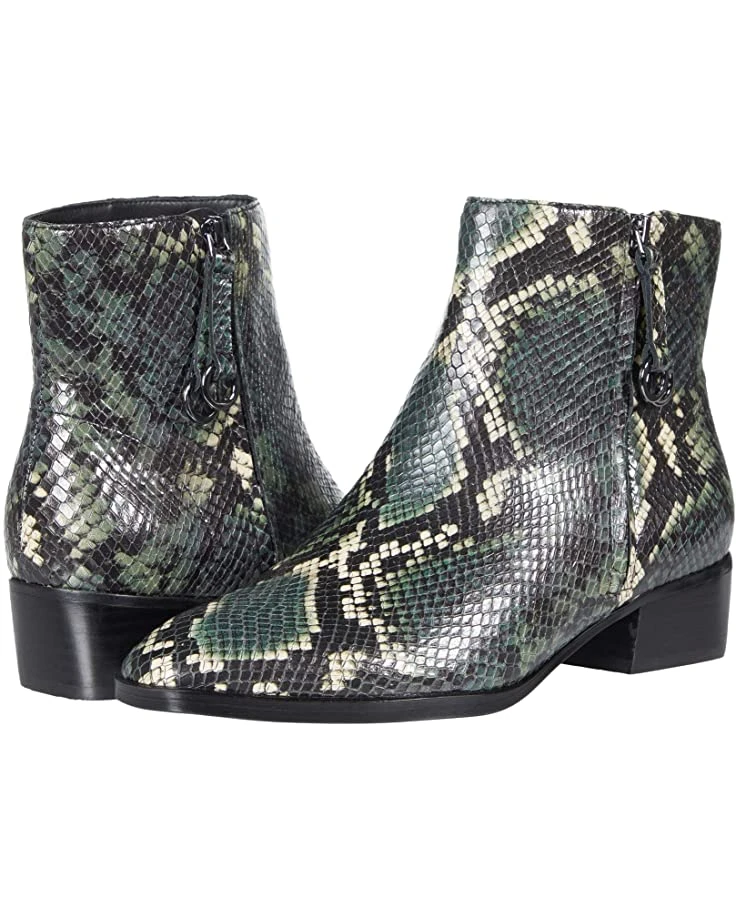 Naturalizer Women Boots Henry, Green Multi Tonal Snake Leather 3 Naturalizer Women Boots Henry, Green Multi Tonal Snake Leather