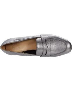 Naturalizer Women Loafers Juliette, Pewter Metallic Leather -Naturalizer shop 81fkGgCNyiL. AC SR736920